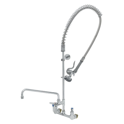 T&S Brass B-0133-01-44H Pre-Rinse Unit - 44" Hose & CC Inlets & 14" ADF