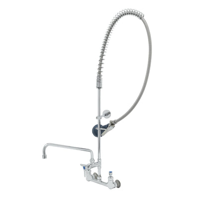 T&S Brass B-0133-01-CR-8C EasyInstall Pre-Rinse - Ceramas & 14" ADF & Low-Flow