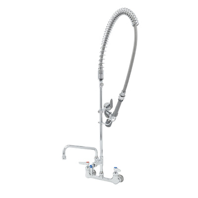 T&S Brass B-0133-10CRBJST EasyInstall Pre-Rinse - Ceramas & 10" ADF & Tee