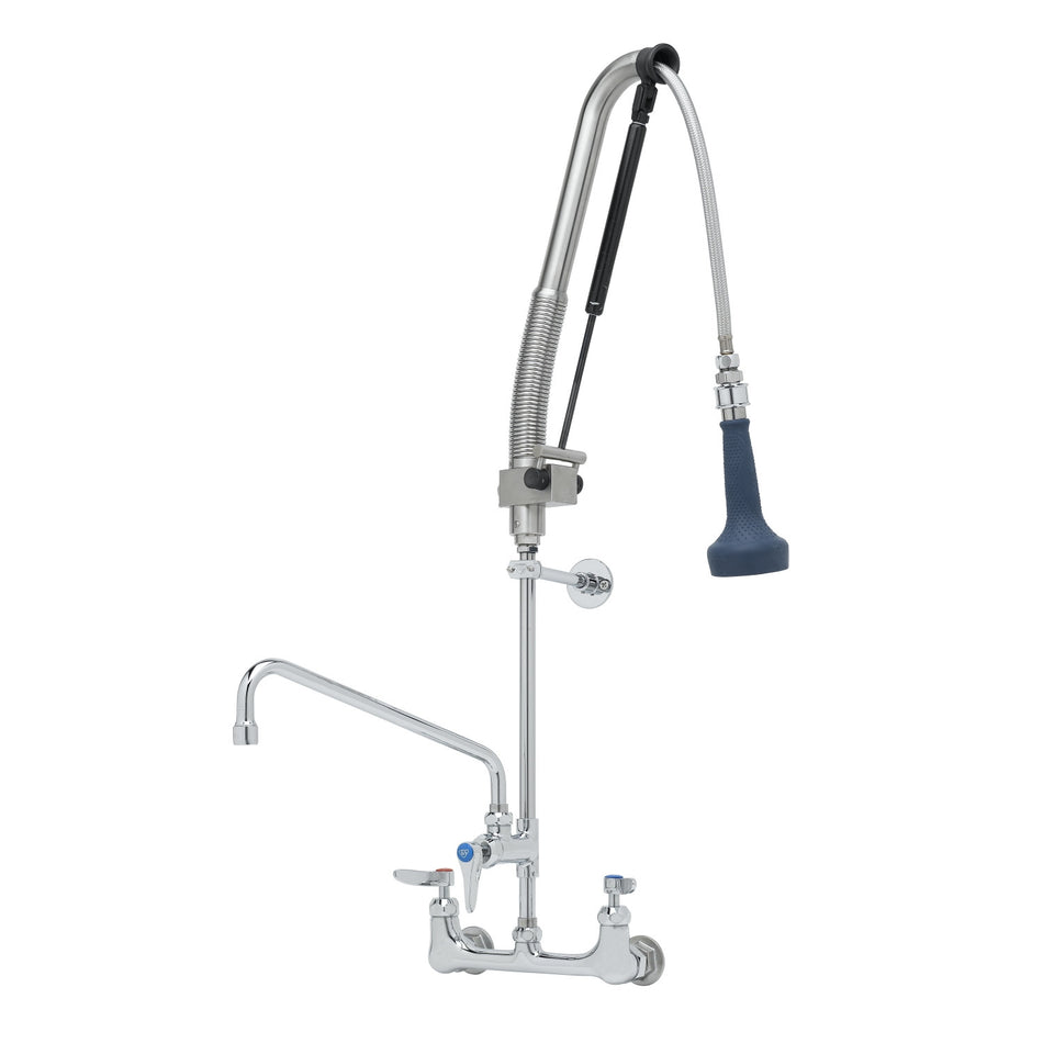 T&S Pull-Down PRU w/ 12" ADF, Cerama Cartridges, Lever Handles & Wall Bracket