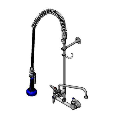 T&S Brass B-0133-12ACB8ST Pre-Rinse Station - Ceramas & Swivel Head & Tee