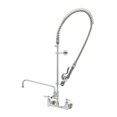T&S Brass B-0133-12CRBJST Pre-Rinse Station - Ceramas & Rigid Tee & Swivel Head