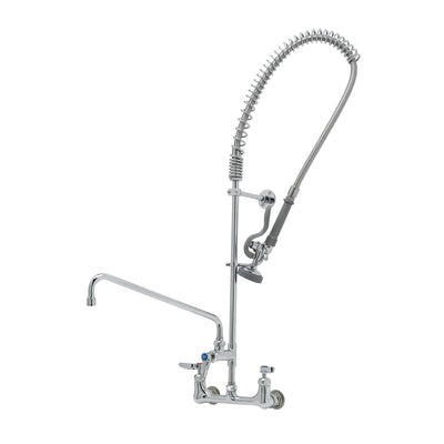 T&S Brass B-0133-14-CR-B EasyInstall Pre-Rinse - 14" ADF & Wall Bracket