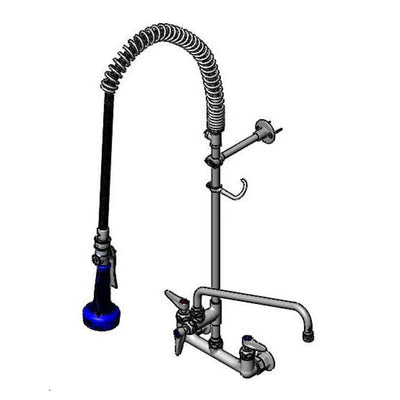 T&S Brass B-0133-14CRB8ST Pre-Rinse Station - Ceramas & Swivel B-0108 & Tee