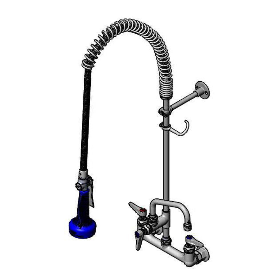 T&S Brass B-0133-A06-B08 EasyInstall Pre-Rinse - 6" ADF & JeTSpray Valve
