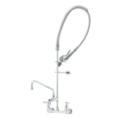 T&S Brass B-0133-ADF12-BC EasyInstall Pre-Rinse - 12 Inch ADF with B-0107-C Wall Bracket