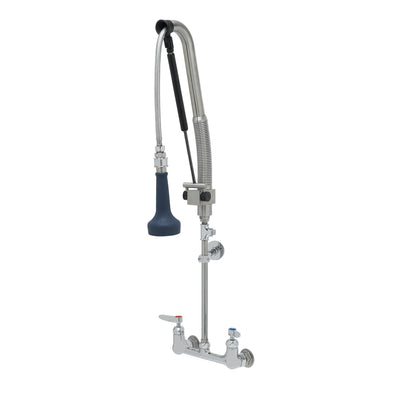T&S Brass B-0133-CR-B8TP Pull-Down Pre-Rinse - Ceramas & Wall Bracket