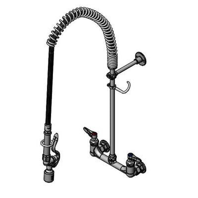 T&S Brass B-0133-CR-BC EasyInstall Pre-Rinse - Ceramas & Low-Flow & Bracket