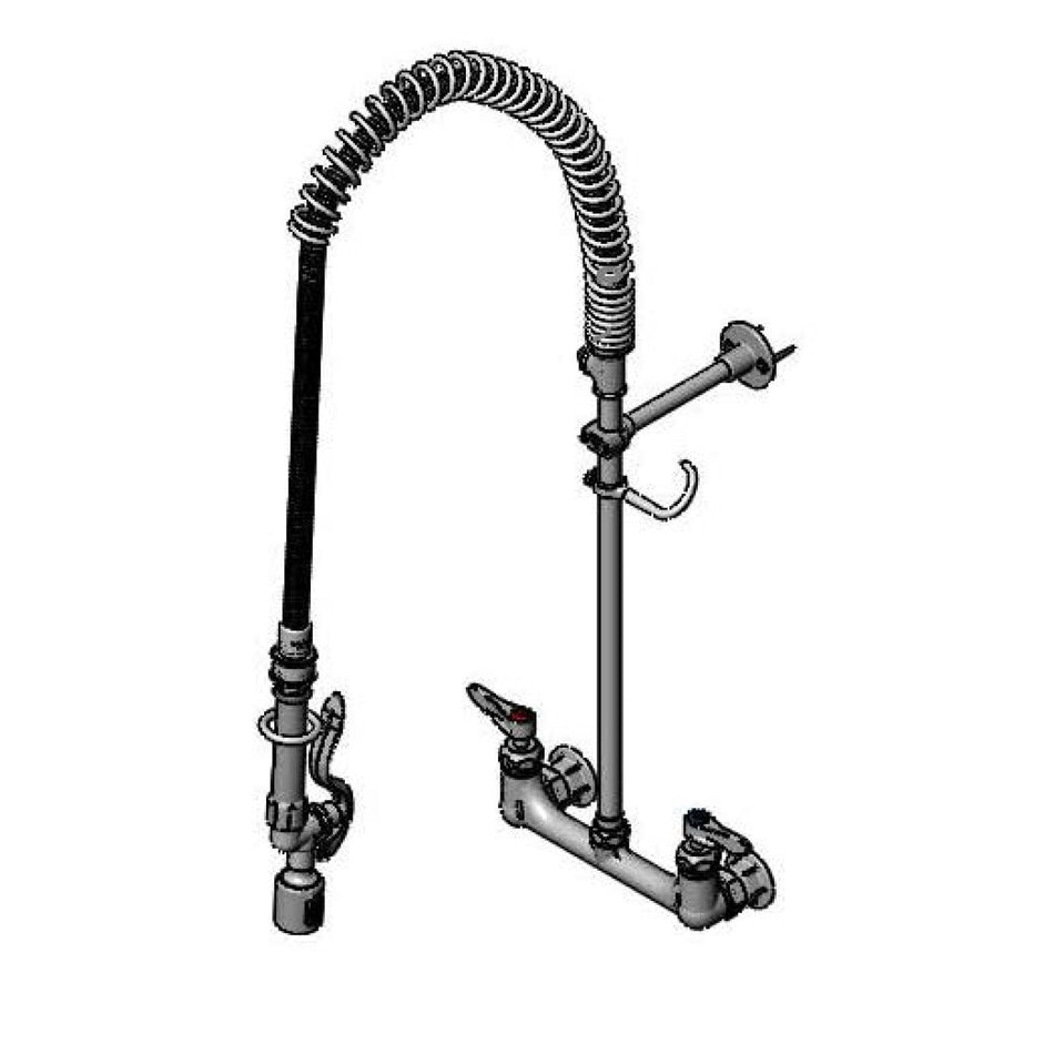 T&S Brass B-0133-CR-BJ-ST Pre-Rinse Unit - Ceramas & Rigid Tee & Swivel Head