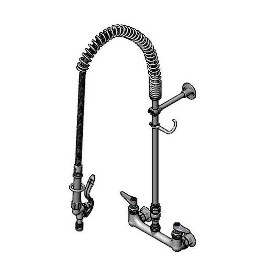 Filler Unit, EasyInstall, 8" Wall Mount, Ceramas, Lever Handles, VB, B-0107-A, 6" Bracket