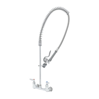 T&S Brass B-0133-J EasyInstall Pre-Rinse - 8" Wall Mount & B-0107-J