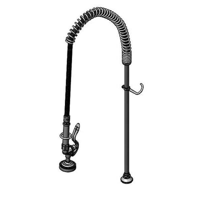 T&S Brass B-0143-01 Pre-Rinse Riser Assembly - Spring Action & B-0107