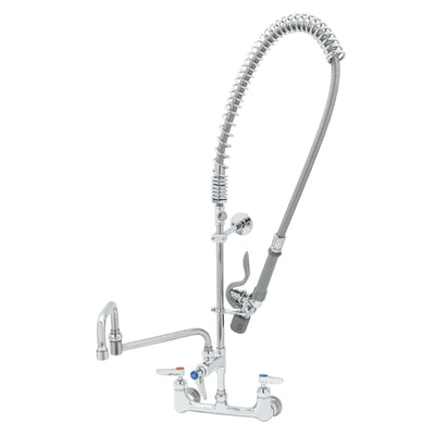 T&S Brass B-0152-CR-C-TEE Pre-Rinse Station - Ceramas & 18" Double-Joint