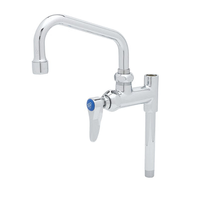 T&S Brass B-0155-05-CR Add-On Faucet - Cerama & 6" Nozzle & 5" Nipple