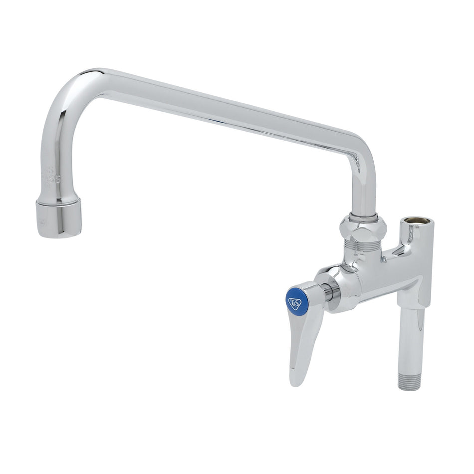 T&S B-0156-CR Add-On Faucet, Ceramic Cartridge, 12" Swing Nozzle
