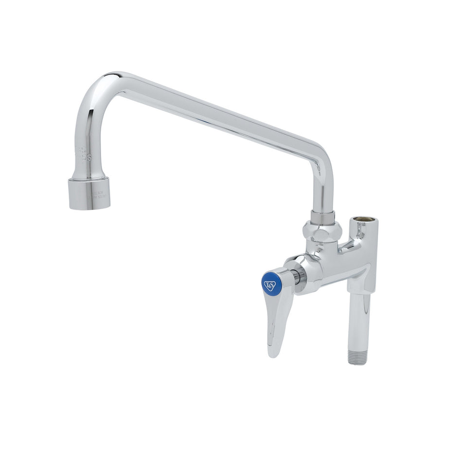 Add-On Faucet w/ 12" Swing Nozzle, Vandal Resistant Aerator & Lever Handle