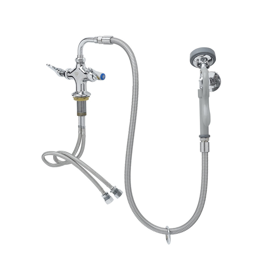 T&S Brass B-0160 Spray Assembly - Single Hole & 44" Hose