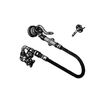 T&S Brass B-0169-VB-32H Sprayer Station - 90 Degree Swivel & VB