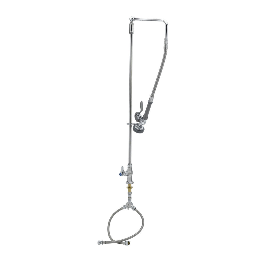 T&S Brass B-0171 Pre-Rinse - Overhead Swivel Arm & Flex Inlets