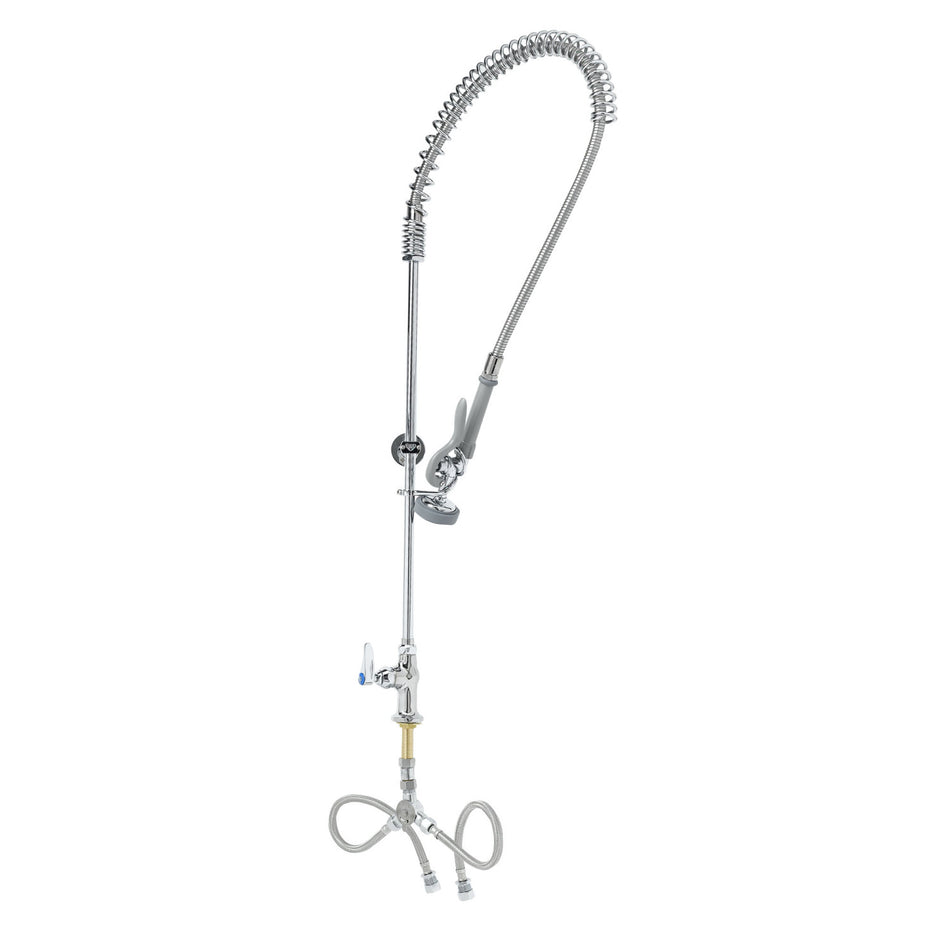 T&S Brass B-0173-B Pre-Rinse Station - Single Temp & Wall Bracket