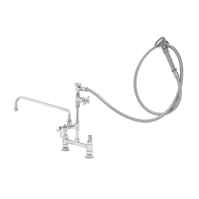 T&S Brass B-0177 Spray Assembly - 8" Deck Mount & VB