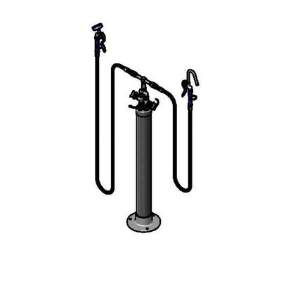 T&S Brass B-0193 Kettle Kaddy - Angled Spray & Vacuum Breaker