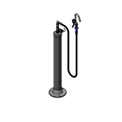 T&S Brass B-0195 Kettle Kaddy - Hook Nozzle & Flexible Hose