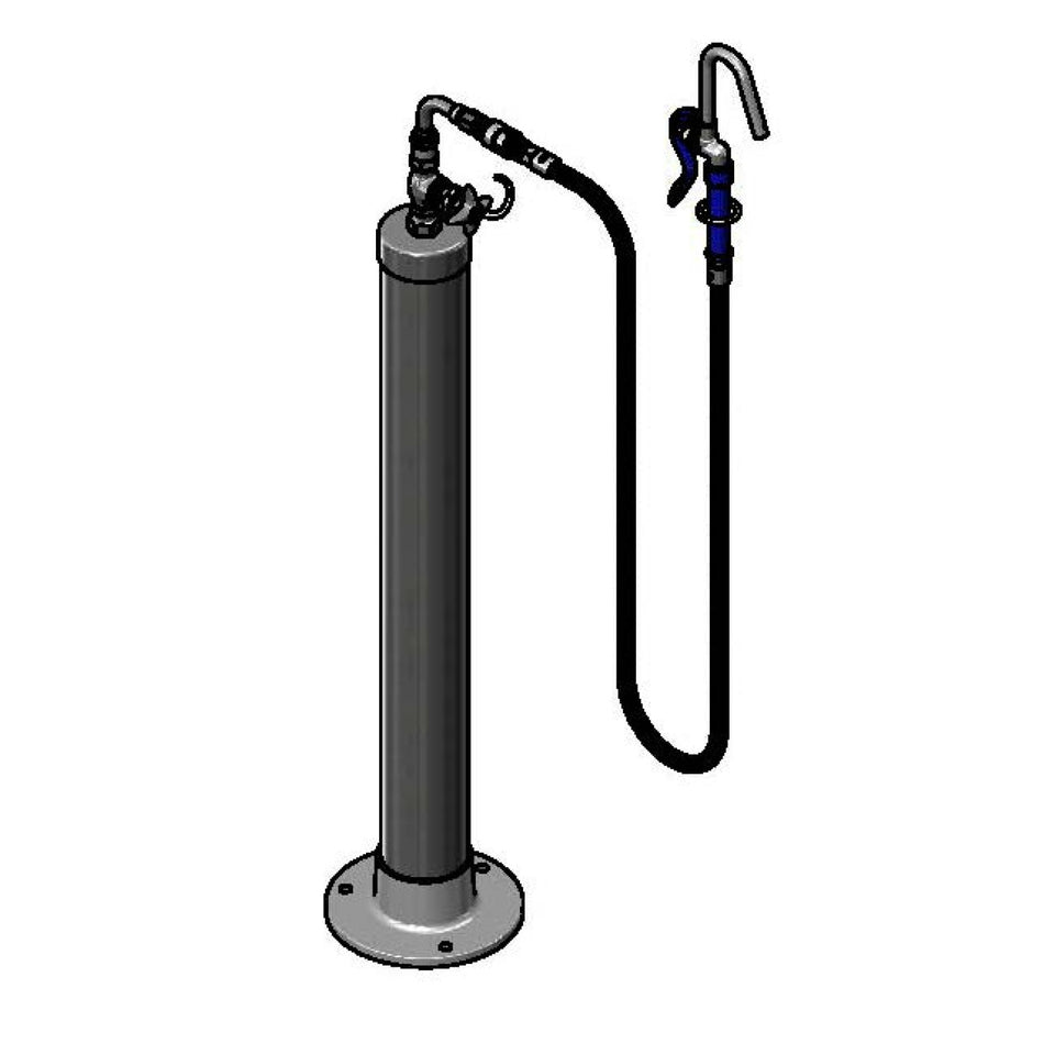 T&S Brass B-0196 Kettle Kaddy - Vacuum Breaker & Hook Nozzle