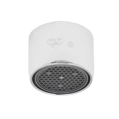 T&S Brass B-0199-01-F10 Non-Splash Aerator w/ Flow Control - 1.0 GPM