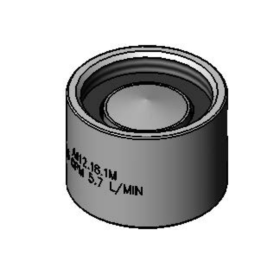 VR Laminar Device, 55/64-27UN Female, 1.5 GPM, Anti-Microbial Protection Series #6 Outlet Device