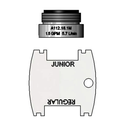 T&S Brass B-0199-08-WS VR Aerator - 1.5 GPM (WaterSense)