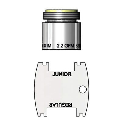 T&S Brass B-0199-09 Vandal Resistant Aerator - Professional