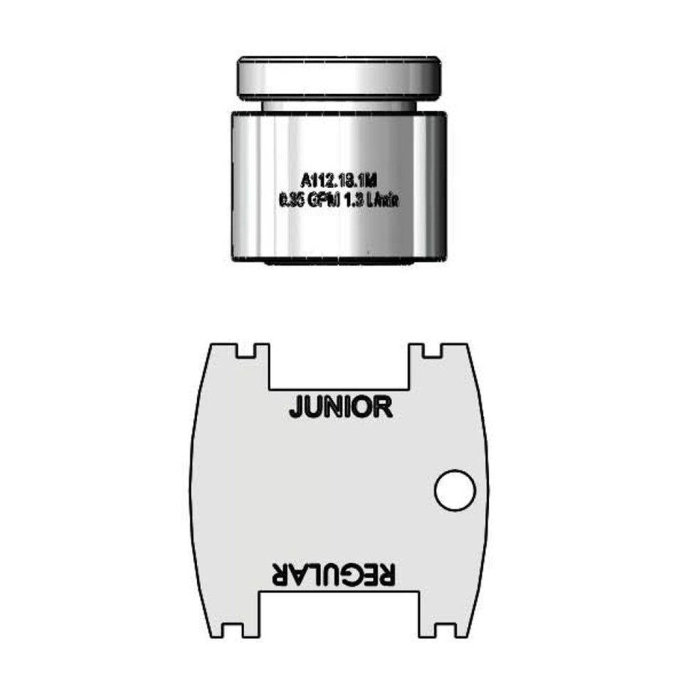 T&S Brass B-0199-10-N035 VR Non-Aerated Spray Device - 0.35 GPM