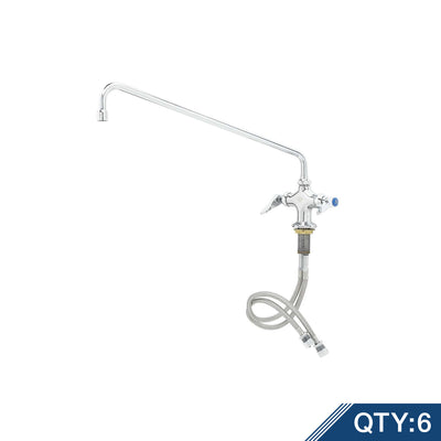 T&S Brass B-0200-M Double Pantry Master Pack (6) - 18" Nozzle