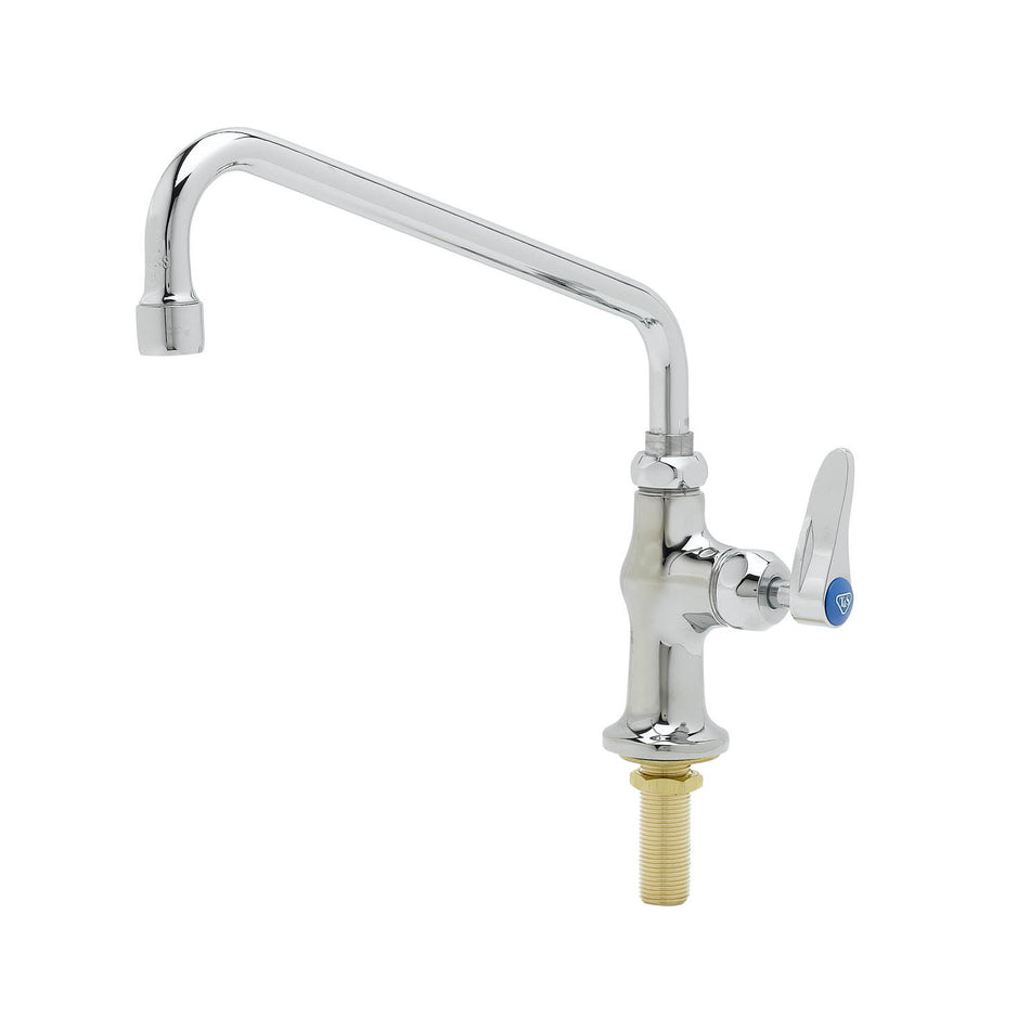 Single Pantry Swivel Base Faucet, Single Hole Base, Deck Mount, Cerama & 10" Swing Nozzle