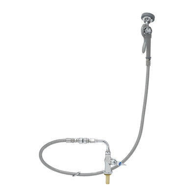 T&S Brass B-0205-60H-VB Pantry Faucet - 60" Flex Hose & Vacuum Breaker