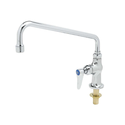 T&S Brass B-0206 Deck Mount Pantry Faucet - 12" Swivel Nozzle