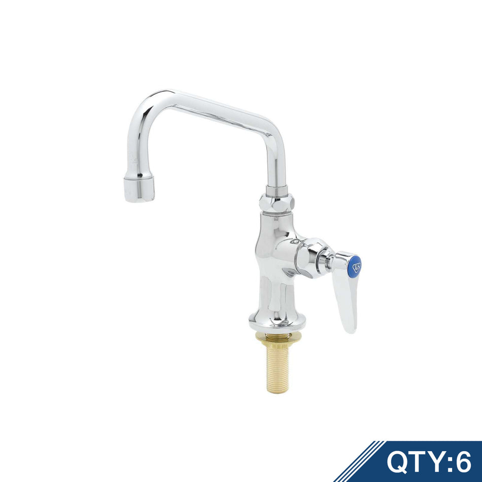 Single Pantry Faucet, Single Hole Base, Deck Mount, 6" Swing Nozzle (059X) (Qty. 6)