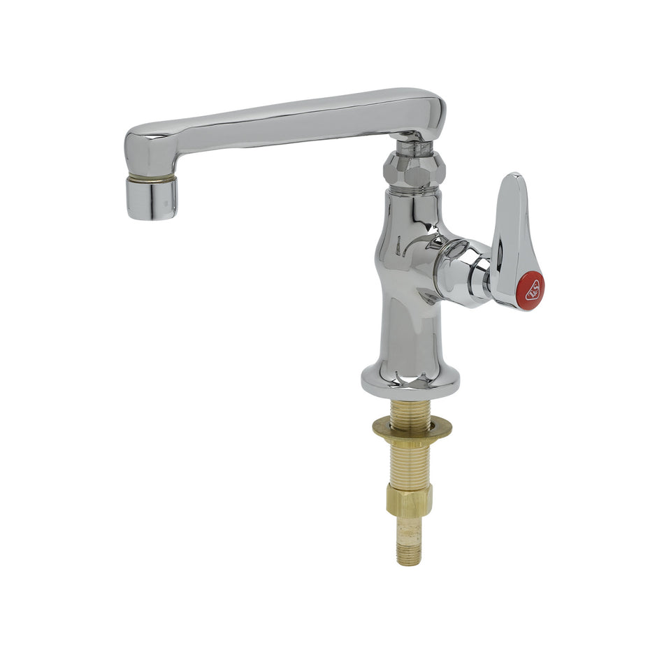 Single Pantry Faucet, Single Hole, Deck Mount, Eterna, 6" Cast Spout w/ 2.2 GPM, Red Index