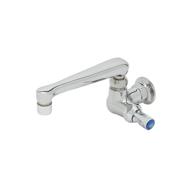 T&S Brass B-0216-177F Single Sink Faucet - 6" Swivel Cast Spout