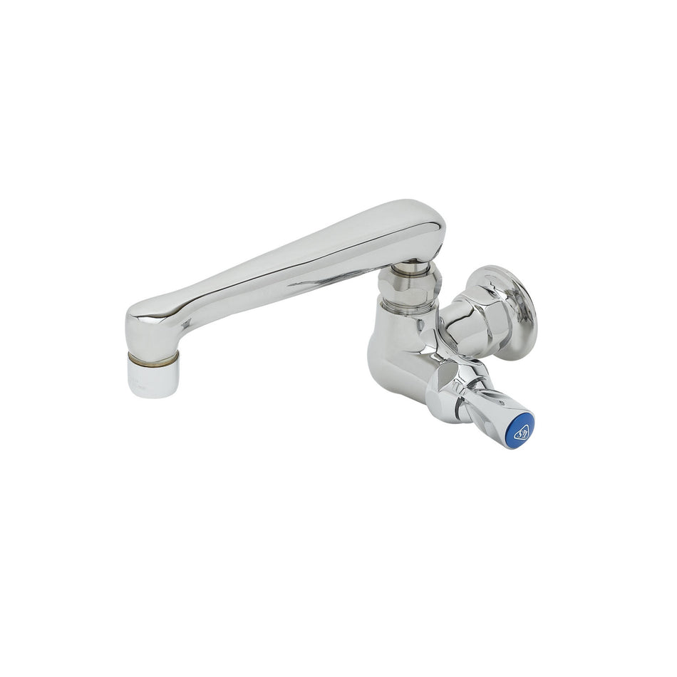 T&S Brass B-0216-177F Single Sink Faucet - 6" Swivel Cast Spout