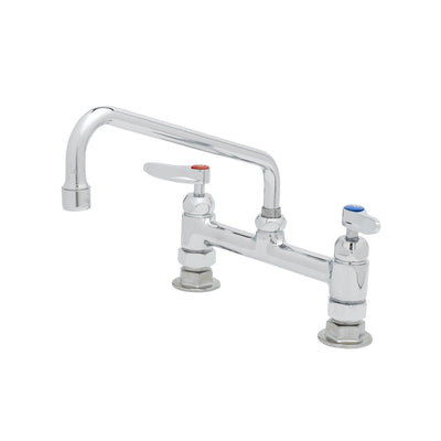 T&S Brass B-0220-061XCRF1 Pantry Faucet - Ceramas & 1.0 GPM Aerator & Supply Kit