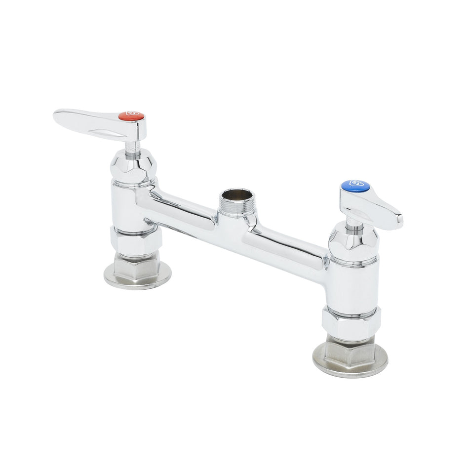 8" C/C Deck Mount Mixing Faucet , Ceramic Cartridges, Less Nozzle