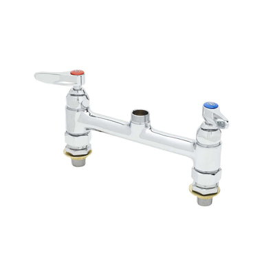 T&S Brass B-0220-LNCC Pantry Base Faucet - 8" Deck Mount & CC Inlets