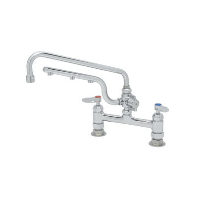 T&S Brass B-0221-U12-CR ULTRARINSE Mixing Faucet - Ceramas & Sprayer Arm