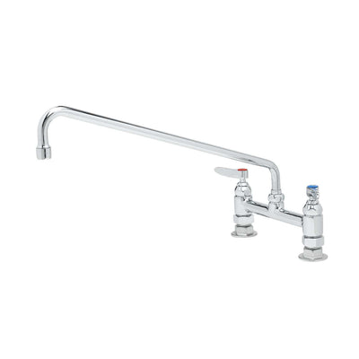 T&S Brass B-0221-V15 Double Pantry Faucet - 12" Nozzle & 1.5 GPM VR