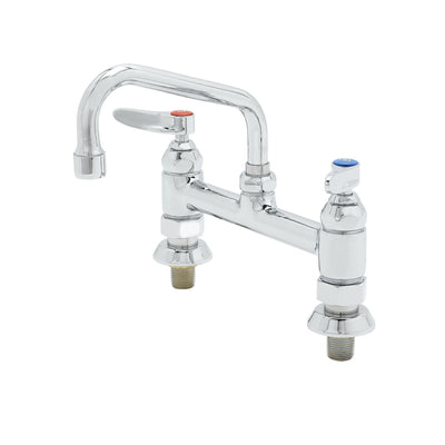 T&S Brass B-0222-EE Pantry Faucet - 8" Deck Mount & EE Inlets