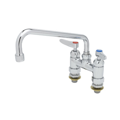 T&S Brass B-0225-CC-CR Double Pantry Faucet - Ceramas & 00CC Inlets