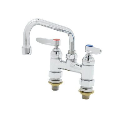 T&S Brass B-0228-CC Double Pantry Faucet - 4" Centers & 00CC Inlets