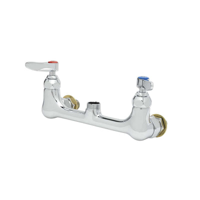 T&S Brass B-0230-CCLN Mixing Faucet Base - 8" Wall Mount & Lever Handles